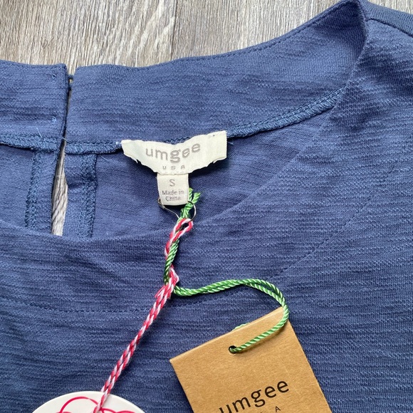 Umgee USA Charming Blue Long Sleeve Dress Women’s Size Small NWT Cottagecore - Picture 3 of 7